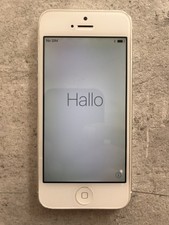 Apple iPhone 5 Silver Weiß 16 GB Voll funktionsfähig Sehr guter Zustand 