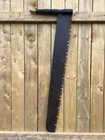 VINTAGE One Man Crosscut Saw In Great Condition 49" blade