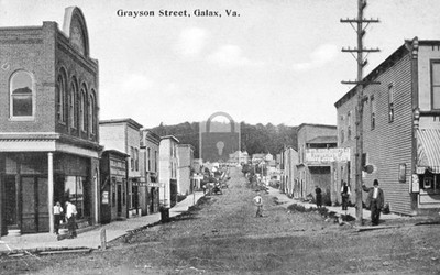 Grayson Street View 5 & 10 Store Galax Virginia VA - Reprint