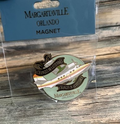 NEW Margaritaville Orlando Magnet Changes In Latitudes Hemisphere Dancer Plane