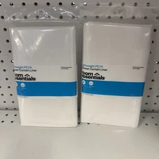 Shower Curtain Liner Room Essentials lightweight PEVA 70in x 71 In ( Set Of 2 )
