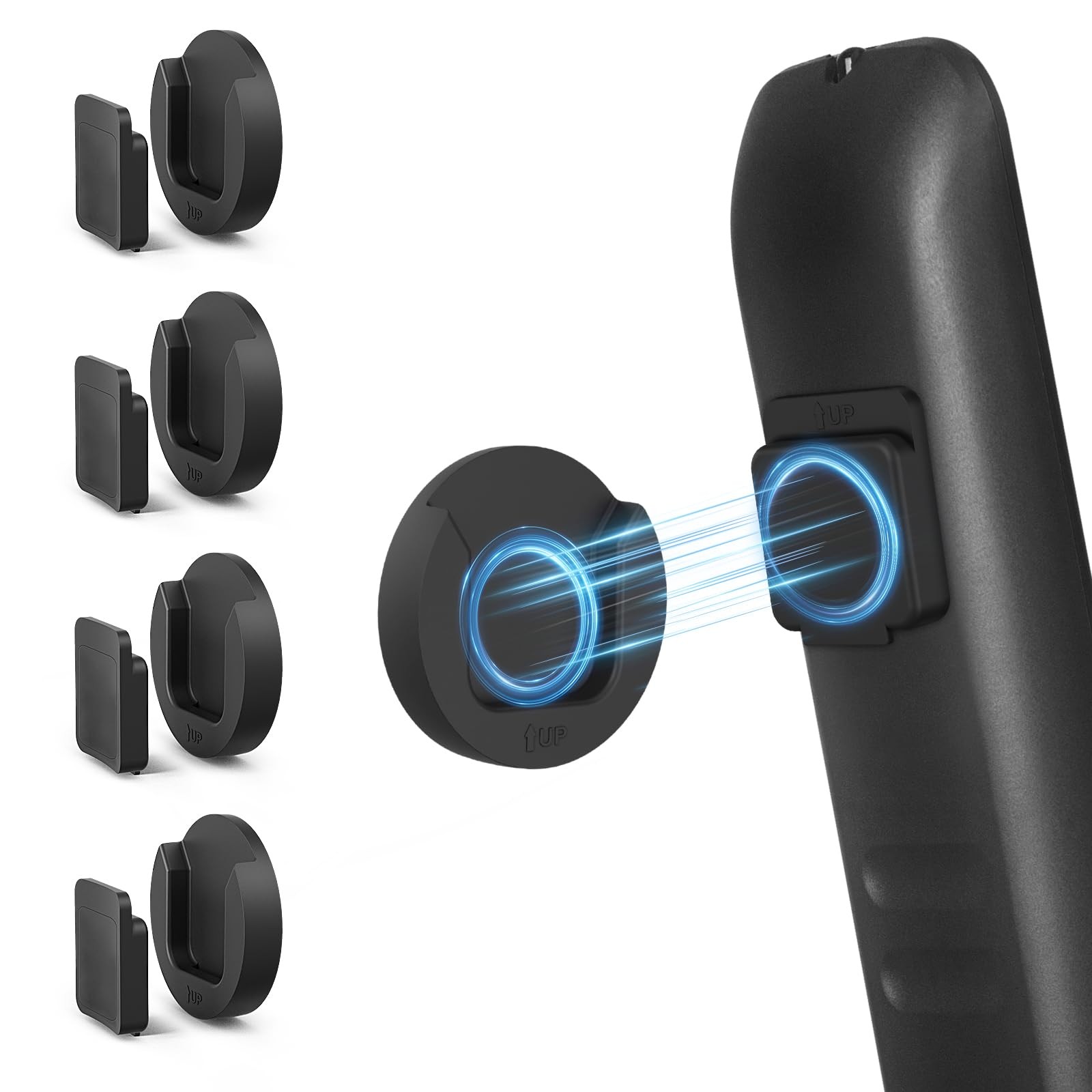 Control Holder Wall Mount, 4 Pack Tv Remote Control Ho...