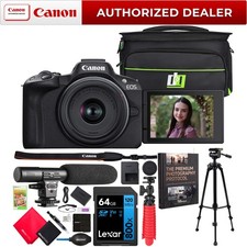 Canon EOS R50 Mirrorless Camera Black + 18-45...