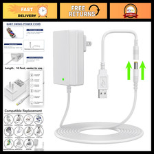 USB Power Cord for Baby Swing Charger - Compatible with InLighten More 5V-3M