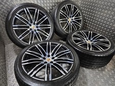 Genuine OEM Porsche Macan Turbo 21" Alloy Wheels + Tyres Spyder S GTS 95B