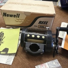 VINTAGE NEWELL 235 F &ldquo;BLACKIE&rdquo; CONVENTIONAL CASTING FISHING REEL . Used