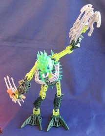 Lego Bionicle 6 Figures MOC Fantasy 8920 Ehlek 8685 Topaka 2 squid  assembled