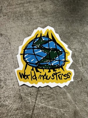 WORLD INDUSTRIES Stickers SKATEBOARDING STICKER Girl Alien Redbull ...