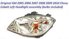 Headlight For 2005-2010 Chevrolet Cobalt Left With Bracket Wire 20825581 Gm Headlight For 2005-2010 Chevrolet Cobalt Left With Bracket Wire 20825581 Gm