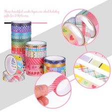 27 Rollen Papier Washi Tape Deko Klebeband für Festival Basteln