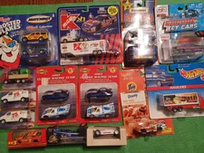 Mixed Brands Lot Of 14 1/64 Racing Champions,Classic,Tide,Siku,Matchbox,NHRA +