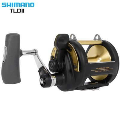 SHIMANO Saltwater Game Fishing Conventional Lever Drag 2 Speed Reel TLD II A