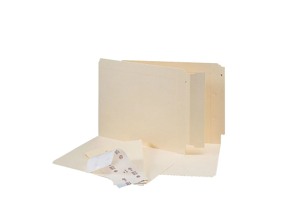 Folder End Tab Converter, Reinforced 8" High Tab, Letter/Legal, Manila, 500 p... - Image 2 of 4