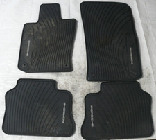 Original Gummi Fußmatten schwarz vorn hinten links rechts Porsche Panamera 970