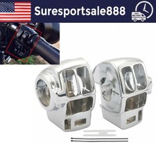 Chrome Handlebar Hand Control Switch Housing ...