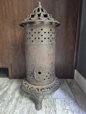 Antique Ornate Gas Heater George Donavin Columbus Ohio Cast Iron Quad Bath Antique Ornate Gas Heater George Donavin Columbus Ohio Cast Iron Quad Bath