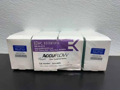 E&K Scientific Cat No 211-R96L Accuflow Pipet Tips 1200uL