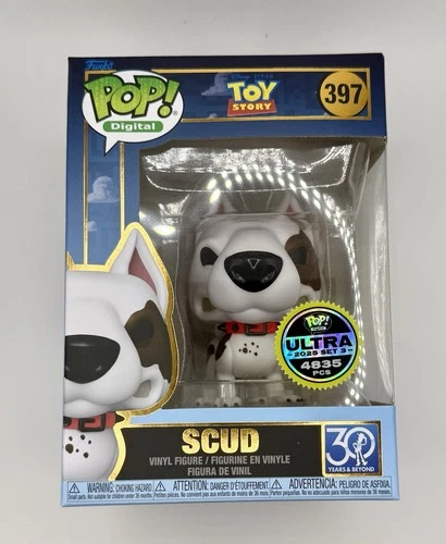 Funko- Digital- #397- Toy Story- Scud- Ultra- LE 4835- w/ Protector