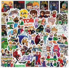 62Pcs Anime Stickers Pack - Vinyl Waterproof for Water Bottle, Laptop, Phone