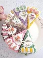 6pcs Artificial Mini Cake PU