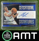 Austin Reaves 2024-25 Panini Prizm Black 31/49 Sensational Auto Blue Lakers