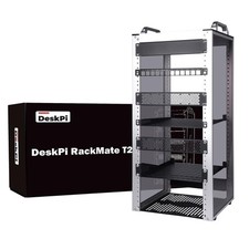 12U Server Cabinet, 10 inch Server Rack for Network, Servers, Audio, and Vide...