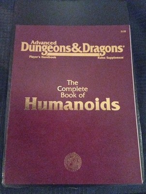 dungeons and dragons The Complete Book Of Humanoids