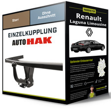 Starre Anhängerkupplung für RENAULT Laguna Limousine 07- III Typ BT Auto Hak NEU