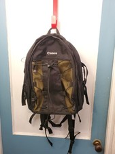 Canon DSLR 200 Eg Backpack Deluxe Water-Resistant Camera Bag Used