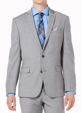  425 Bar Iii Men's Slim-Fit Stretch Flannel Suit Jacket 100 Wool 36R poc0121