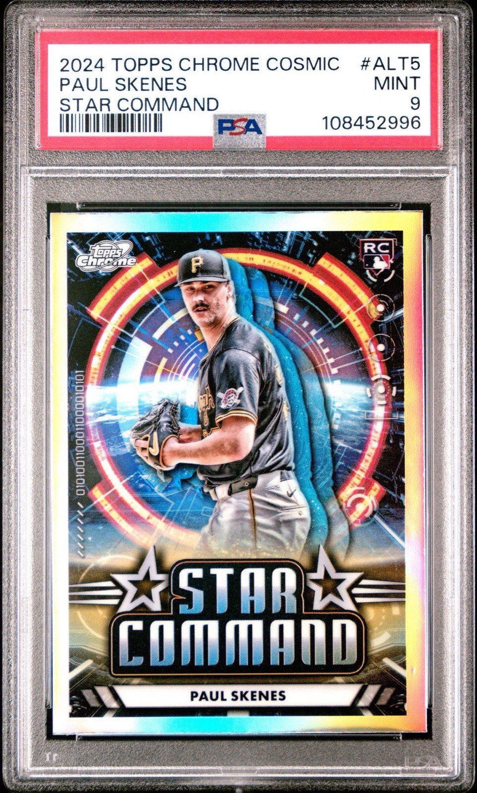 2024 Topps Cosmic Chrome - Star Command Paul Skenes #ALT-5 (RC)
