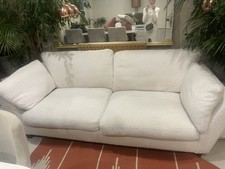 Cream Boucle 3 Seater Sofa M&S Beautiful Condition, Quick Sale House Move