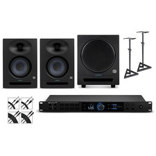 PreSonus Quantum HD8 Audio Interface wEris MonitorsSUB8BTCablesStands