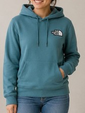 The North Face Women's Hoodie Sweatshirt XS Blue Pullover