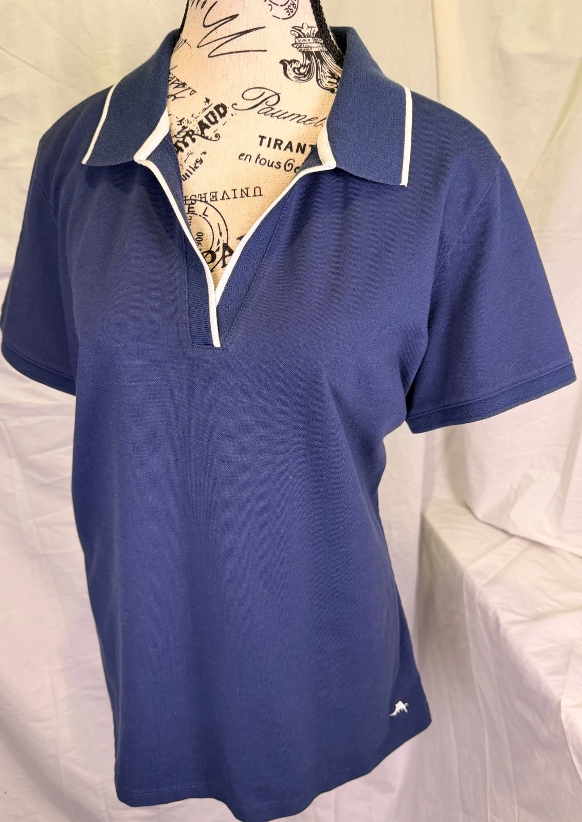 Tommy Bahama IslandZone Polo Shirt Women’s L Blue Short Sleeve Pima Blend
Opens in a new window or t