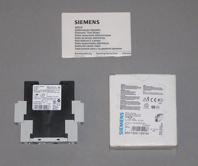 Siemens Sirius Zeit-Relais 3RP1505-1BP30 elektronisch - Time-Relay - NEU + OVP