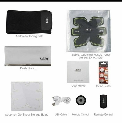 Sable Abdominal Muscle Toner with Remote Control, RoHS and CE Certified Abdom...