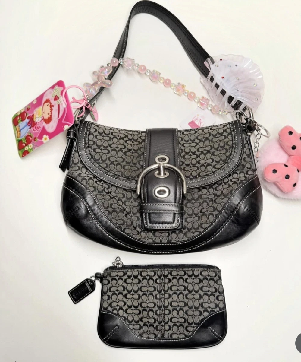 Coach Shoulder Bag Gray Bags & Handbags for Women for sale | eBay