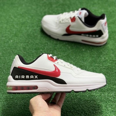 Nike Air Max LTD 3 White Red Black Mens BV1171-100 VNDS Sz 12