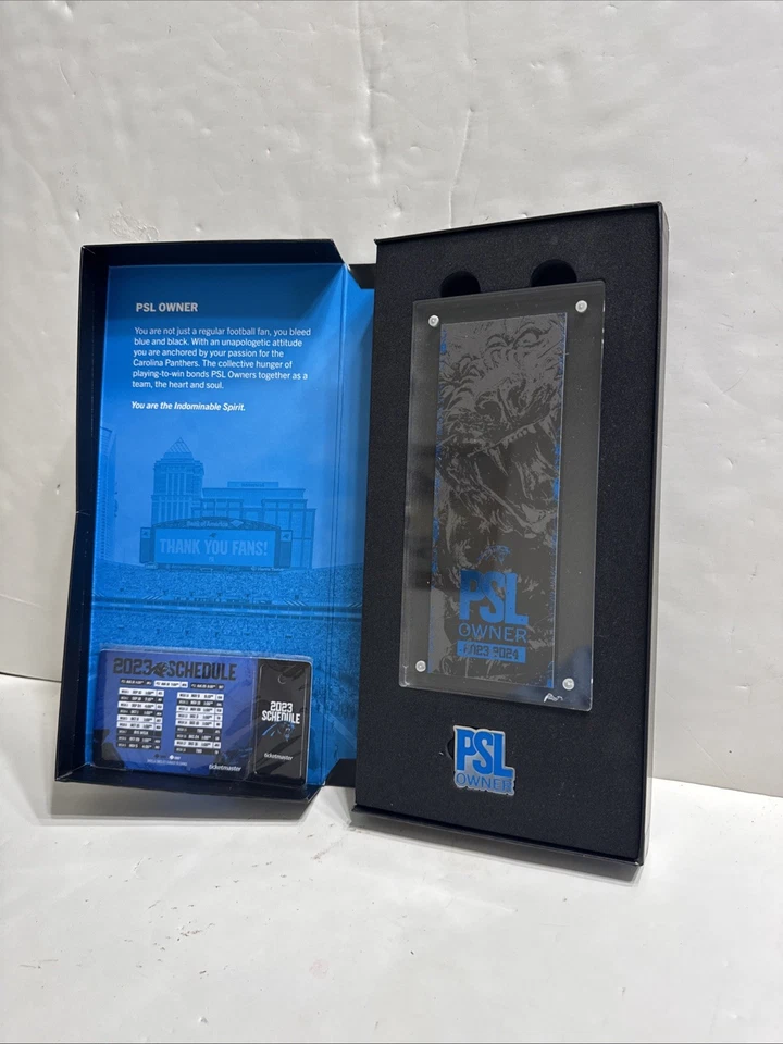 2023 CAROLINA PANTHERS PSL Owner Season  Collectors Box - Image 2 of 4
