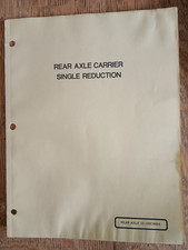 1977 Mack Rear Axle Carrier Maintanance Service Repair Shop Manual CRS84/CRS840