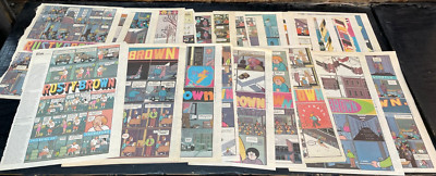 Chris Ware, Rusty Brown Comic Strips, Set of 26 From Newcity Newspaper.1998-2002