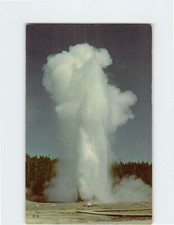 Postcard Giant Geyser Upper Geyser Basin Yellowstone National Park Wyoming USA