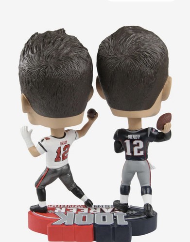 Tom Brady Dual Big Head Bobblehead England Patriots Tampa Bay Bucs 48/100 - Picture 5 of 5
