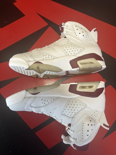 [384664-116] Mens Air Jordan 6 Retro 'Maroon' (2015) - SIZE 8 (PRE-OWNED) - Bild 6 von 7