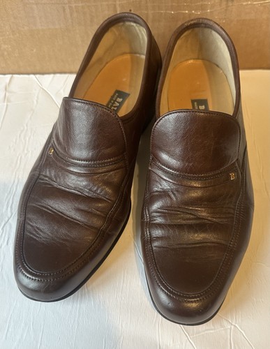 Zapatos de vestir Bally Sligo de cuero de becerro sin cordones mocasines para hombre talla 7M - Imagen 1 de 14
