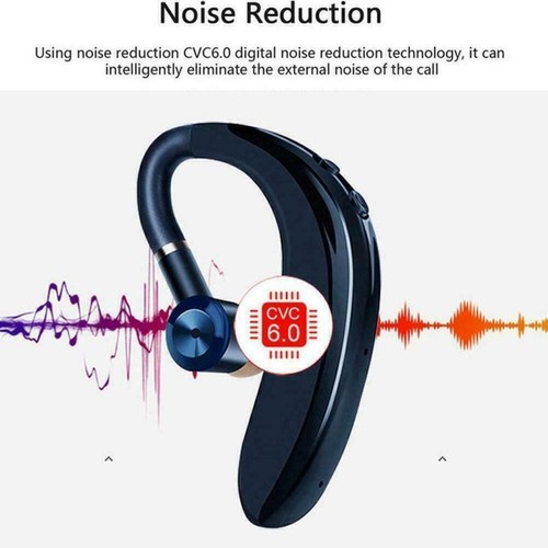 Bluetooth 5.0 Headset Wireless Earpiece Bester Kopfhörer Freisprechfunktion S3A1 - Zdjęcie 9 z 12