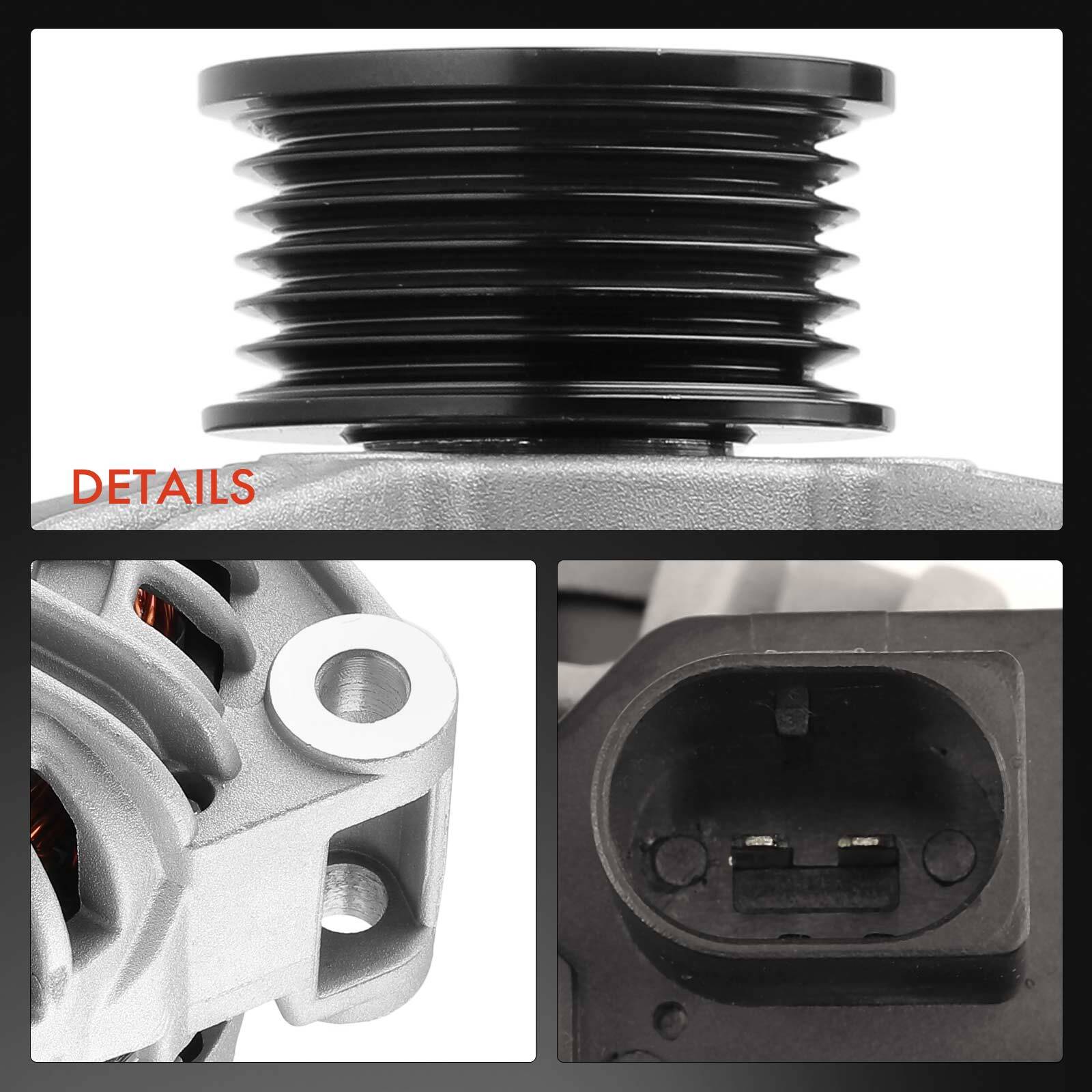 New Alternator for Mercedes-Benz	CL500 G55 AMG SLR McLaren 150A 12V CW 6 Grooves