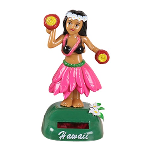 Générique Solar Swinging Hawaii Girl Car Figurines