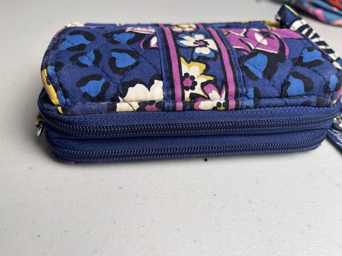 Vera Bradley Lighten Up On The Horizon Crossbody Purse & African Violet Wallet - Picture 22 of 22